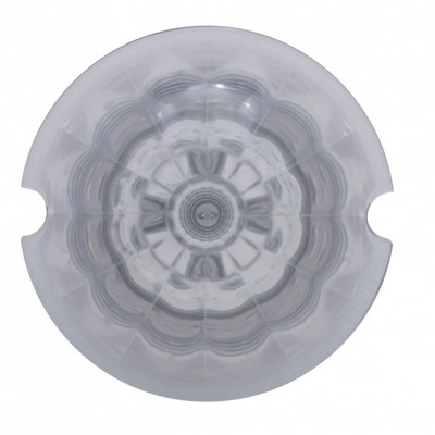 17 LED Reflector Watermelon Maze Cab Light - Amber LED/Clear Lens