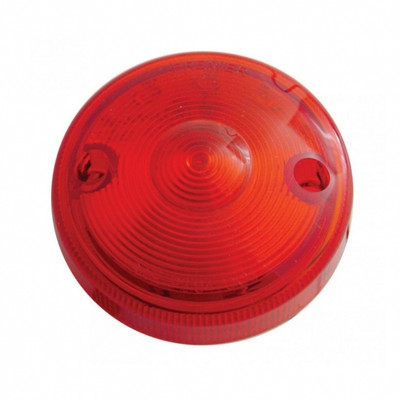 15 LED 3" Dual Function Single Face Light Only - Red LED/Red Lens (Bulk)