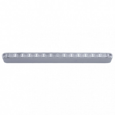 14 LED 12" Light Bar With Bezel (Stop, Turn & Tail) - Red LED/Clear Lens