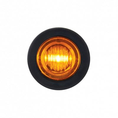 3 LED Mini Light (Clearance/Marker) - Amber LED/Amber Lens