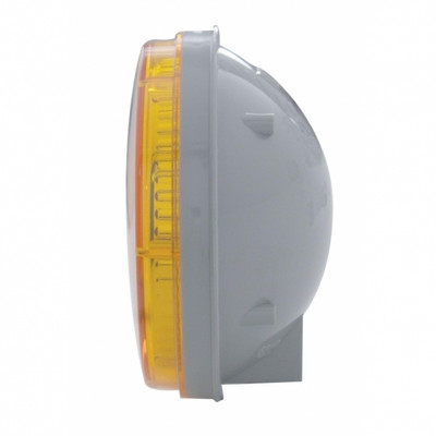 7 LED 4" Reflector Turn Signal Light - Amber LED/Amber Lens
