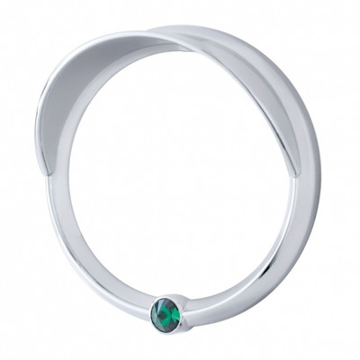 Signature Series Speed/Tachometer Gauge Bezel With Visor For Freightliner -Green Diamond