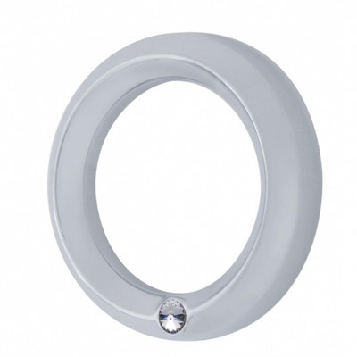 Signature Series Small Gauge Bezel For 2006+ Peterbilt - Clear Crystal