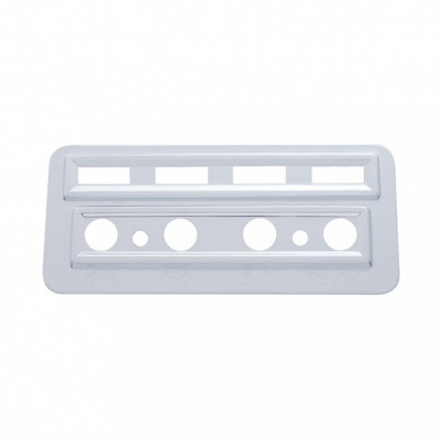 Chrome Plastic Light Switch & Indicator Trim For 2002-2005 Kenworth W900/T800/T600/T2000