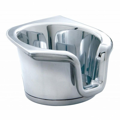 Chrome Plastic Cup Holder For Peterbilt 389 (2008+) & 386/379/378/335/330 (2006+)