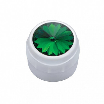 Delphi Radio Knob With Green Crystal