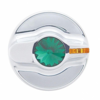 Kenworth Signature A/C Control Knob - Green Diamond