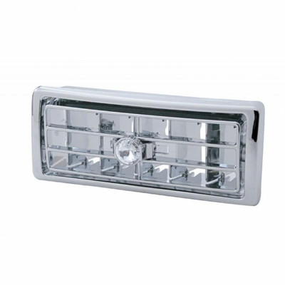 2002-2005 Kenworth Center A/C Vent With Clear Diamond