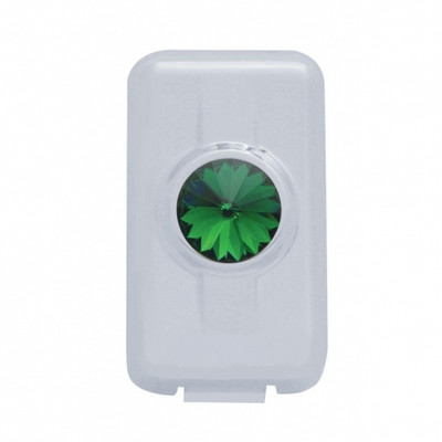 Volvo Switch Plug Cover With Green Diamond (2 Pack)