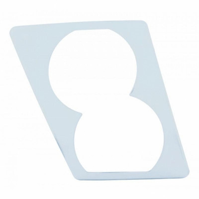 Chrome Daylight Running/Fog Light Cover For 2003-2017 Volvo VN/VNL - Passenger