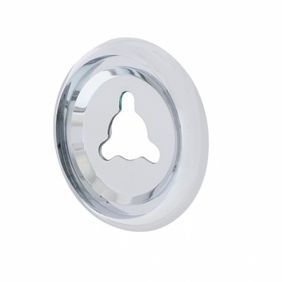 Chrome Peterbilt Dash Data Display Module Control Knob Bezel