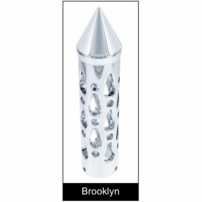 11" Chrome Air Horn Lever Set With "Brooklyn" Grip