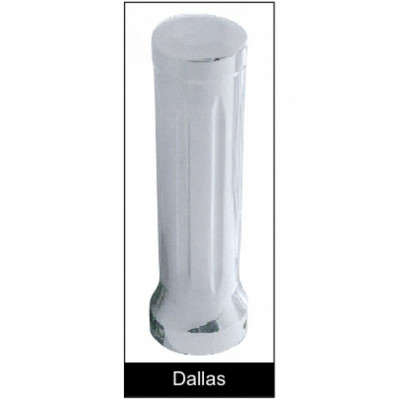 4" Chrome Air Horn Lever Set With "Dallas" Grip
