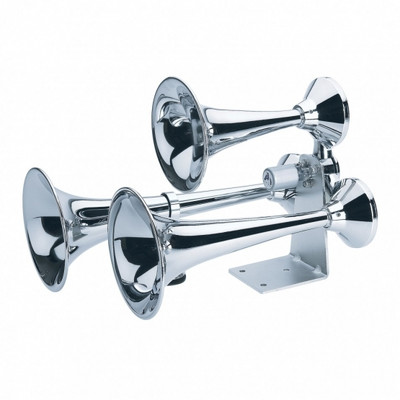 3 Trumpets "Classic" Chrome Train Horn