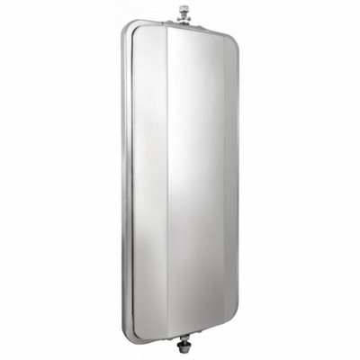 7" X 16" Stainless West Coast Mirror - Heated