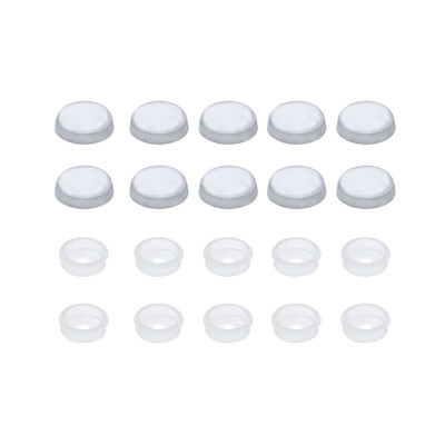Chrome Snap-On Screw Cover for #10/#12 Screws (10 Pack)
