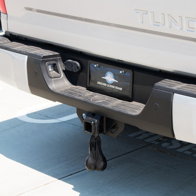 8-1/4" Tall Large Low-Hanging Rubber Balls - Black