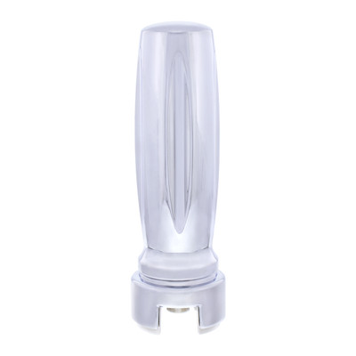 Chrome Thread-On 13/15/18 Speed Vegas Gearshift Knob With Adapter - Vertical