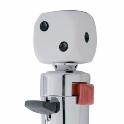 White Dice 13/15/18 Speed Gearshift Knob With Adapter