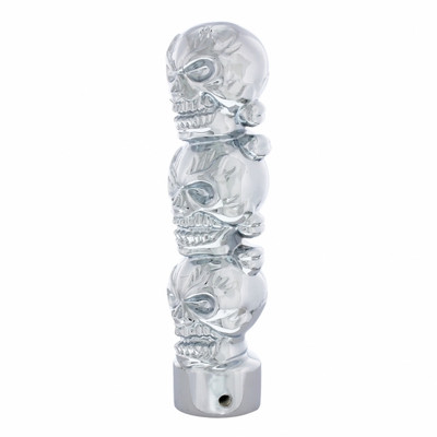 Chrome 3 Skull Shift Knob