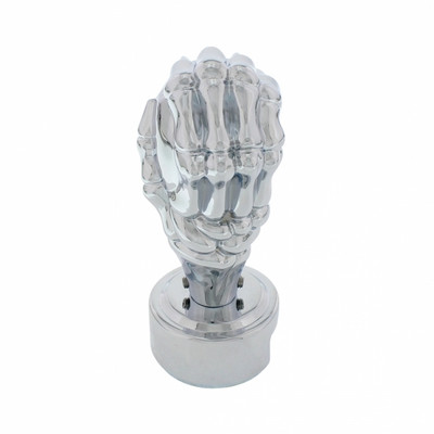Chrome Skull 13/15/18 Speed Gearshift Knob With Adapter