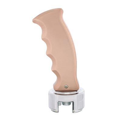 Pistol Grip 13/15/18 Speed Gearshift Knob With Adapter - Rose Gold