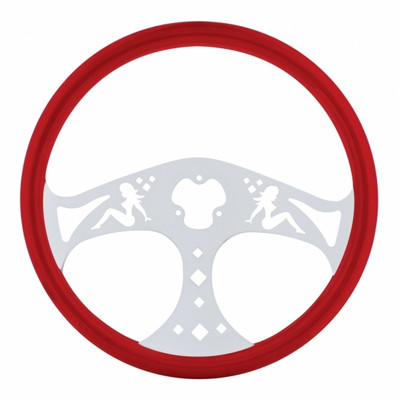 18" "Lady" Steering Wheel - Red