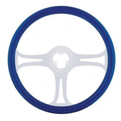18" "Blade" Steering Wheel - Blue
