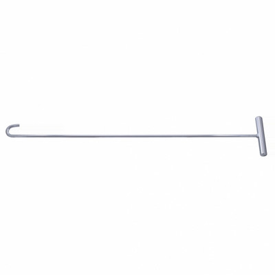 Chrome 31" Long Fifth Wheel Pin Puller, J-Hook (Each)