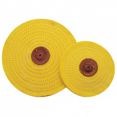 4" Yellow Razor Buff - 1/8" Arbor