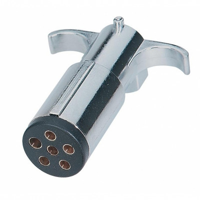 Round 6-Way Female Connector - Split Pin