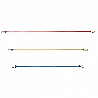 Bungee Cord Set With Coated Steel Hook