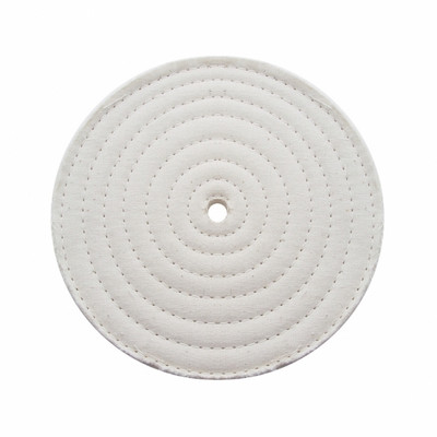 6" Assorted Muslin Buff - 1/2" Arbor