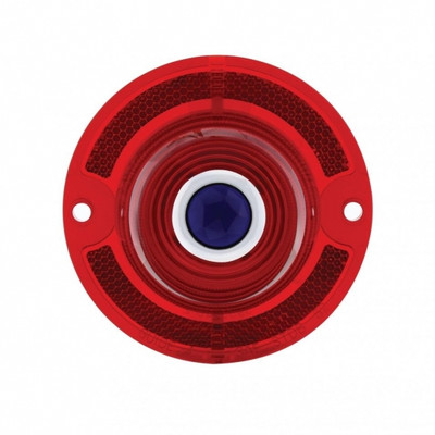 Tail Light Lens With Blue Dot For 1962 Chevy Passenger Car
