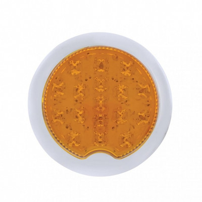 17 Amber LED Vintage Round P/T/C Light With Flush Mount Pad For 1939 Chevy Car 17 Amber LED Vintage Round P/T/C Light With Flush Mount Pad For 1939 Chevy Car