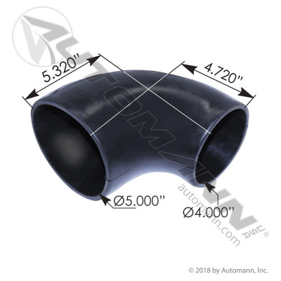 Elbow 90 Deg 5.0in X 4.0in Freightliner