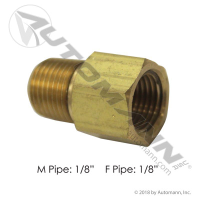 Adapter 1/8NPT Male x 1/8NPT Female