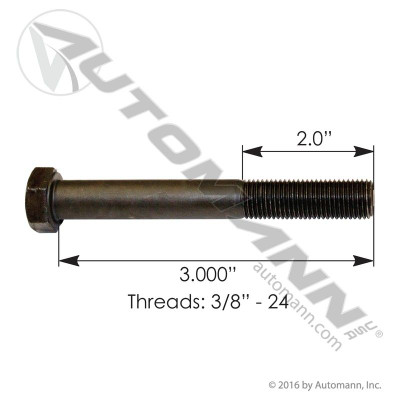 Cap Screw 3/8in-24 X 3in GR5