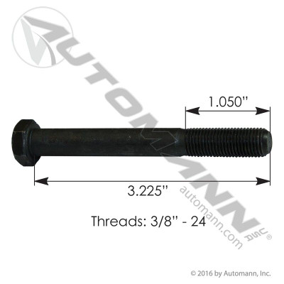 Cap Screw 3/8in-24 X 3-1/4in GR5