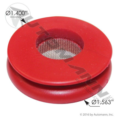 Gladhand Seal With Screen Red