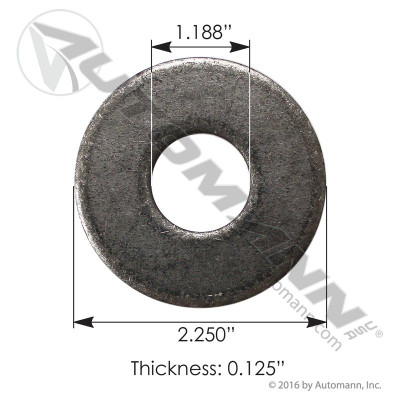SAE Iron Flat Washer 1-1/8in