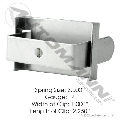 Spring Repair Clip with Cap 3in