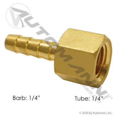 Hose Fitting 1/4in Barb x 1/4in F NPT