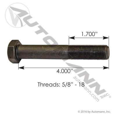 Cap Screw 5/8in-18 X 4in GR5