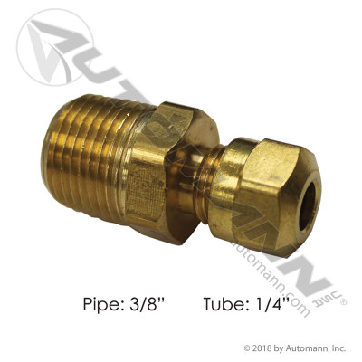Male Connector DOT 1/4IN x 3/8NPT