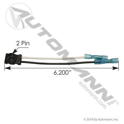 Pigtail 2 Wire w/Heat Shrink Connectors