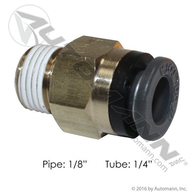 PLC Male Connector 1/4 X 1/8in