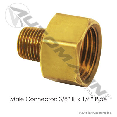Male Connector 3/8in IF x 1/8in Pipe