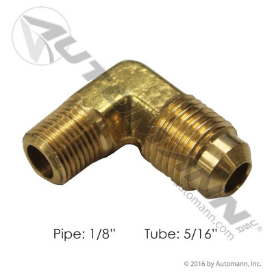Male Elbow 5/16in SAE X 1/8in Pipe