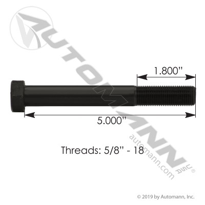 Cap Screw 5/8in-18 X 5in GR8